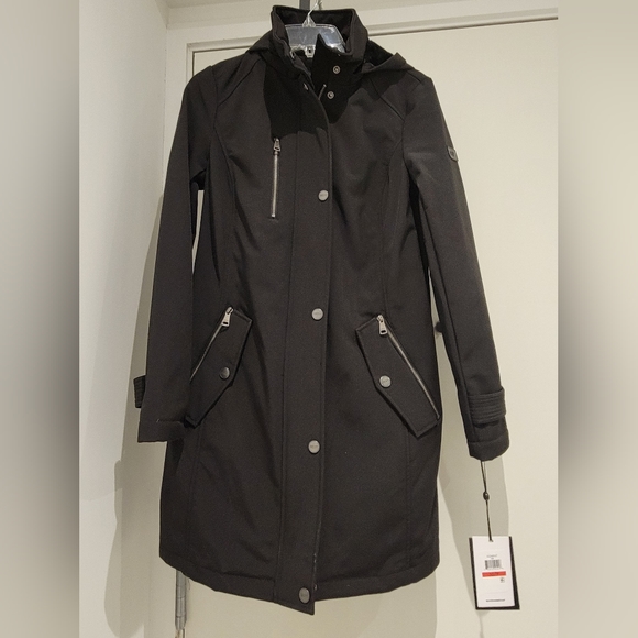 DKNY Black Coat XS (NEW) - Picture 1 of 8